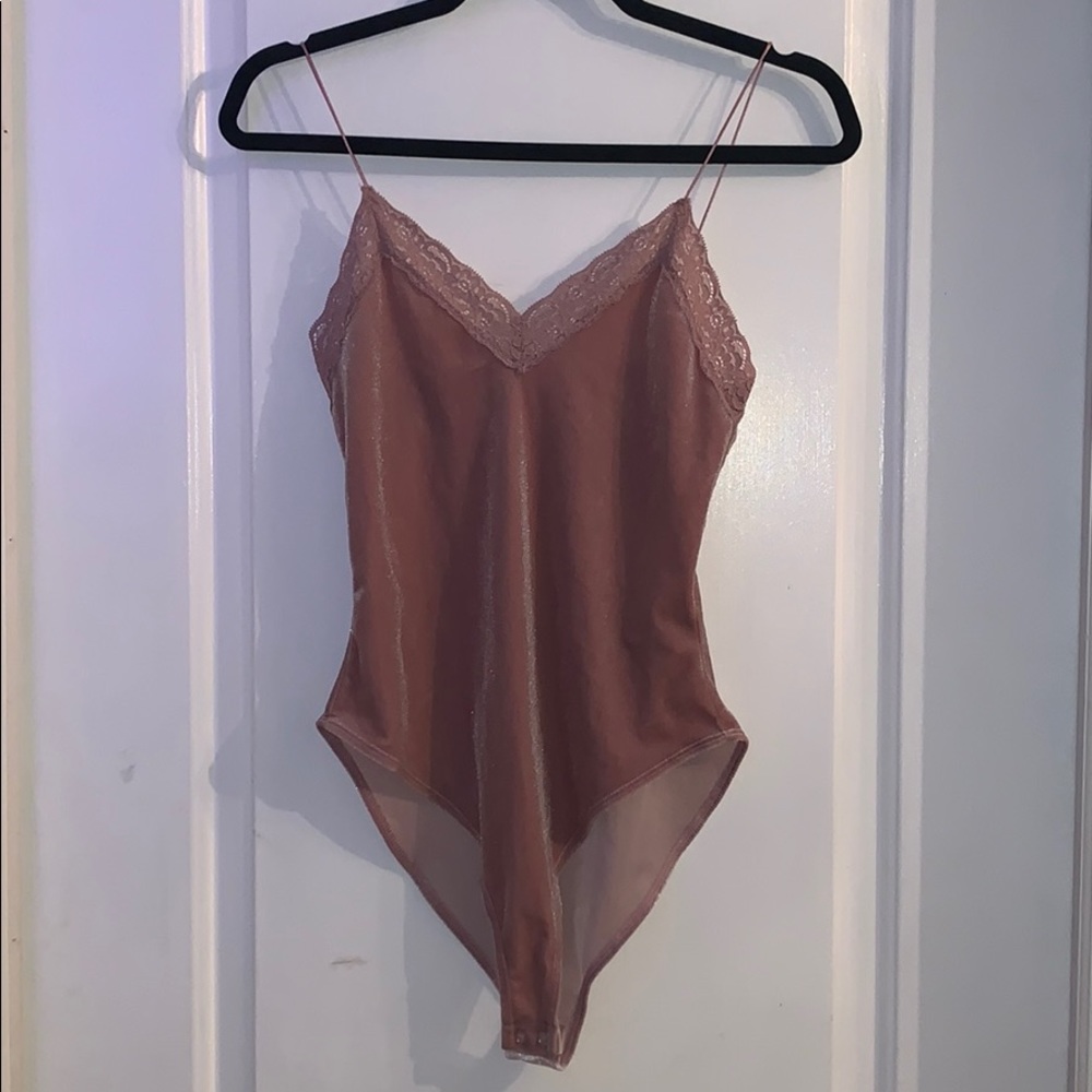 Velvet bodysuit